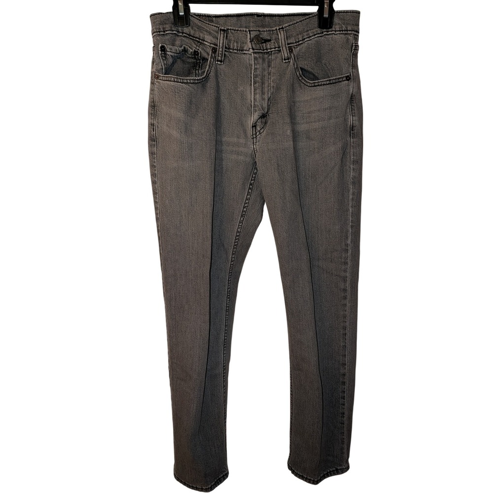 Levis 514 Straight Fit Mens Grey Denim Jeans W31 L30‎ 5-Pocket Casual Pants